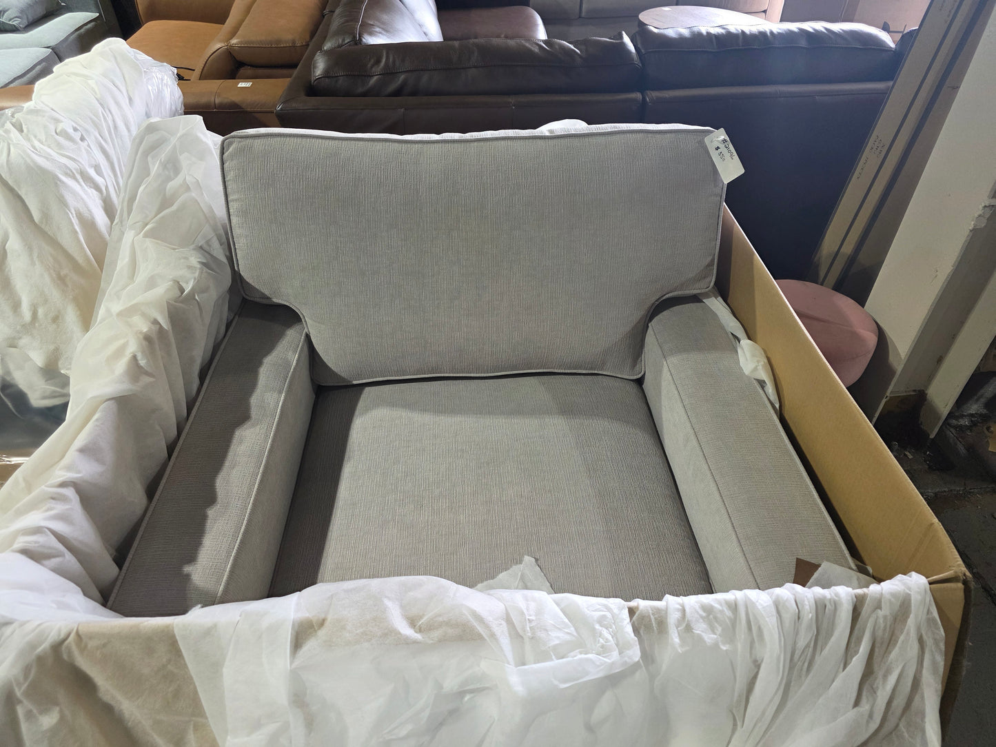 Radley 38" Fabric Armchair Heavenly Cinder Grey)
