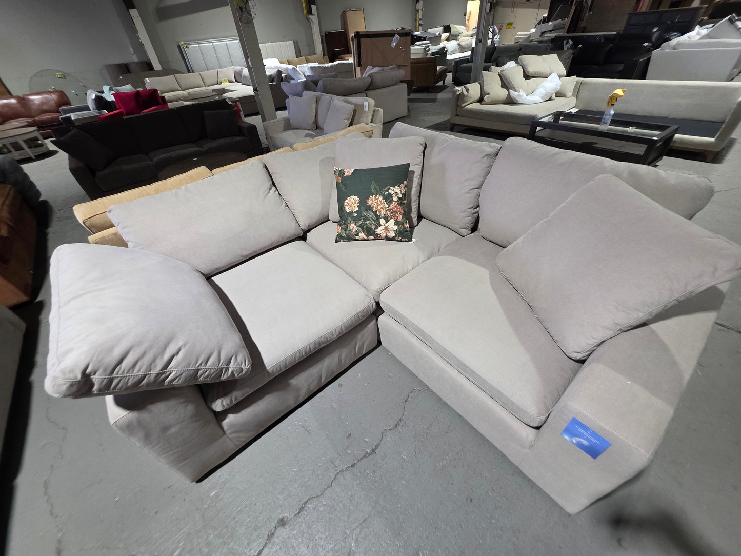 3-Pc. Modular Fabric Sectional