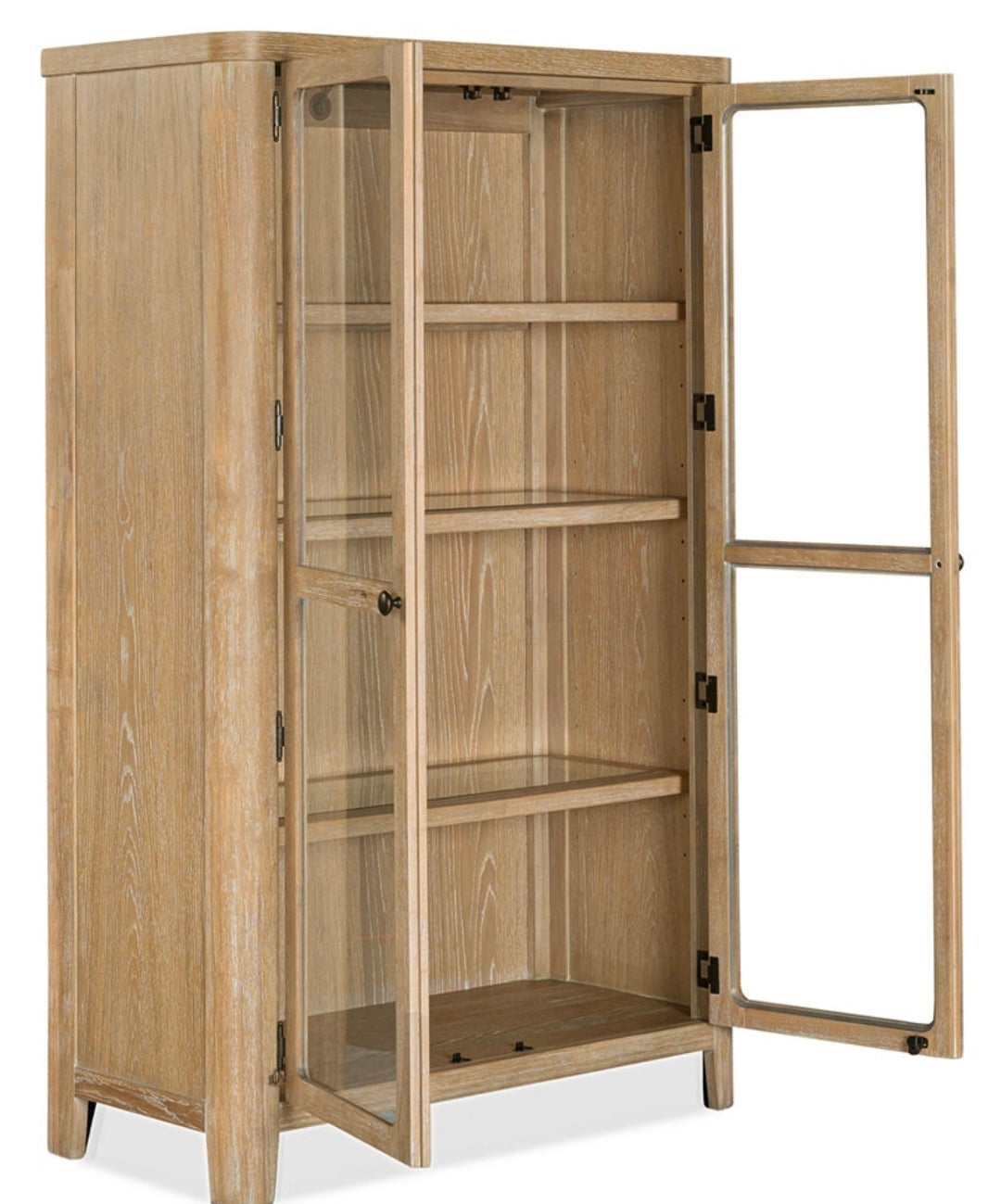 Marcel 68" Wood Curio Cabinet