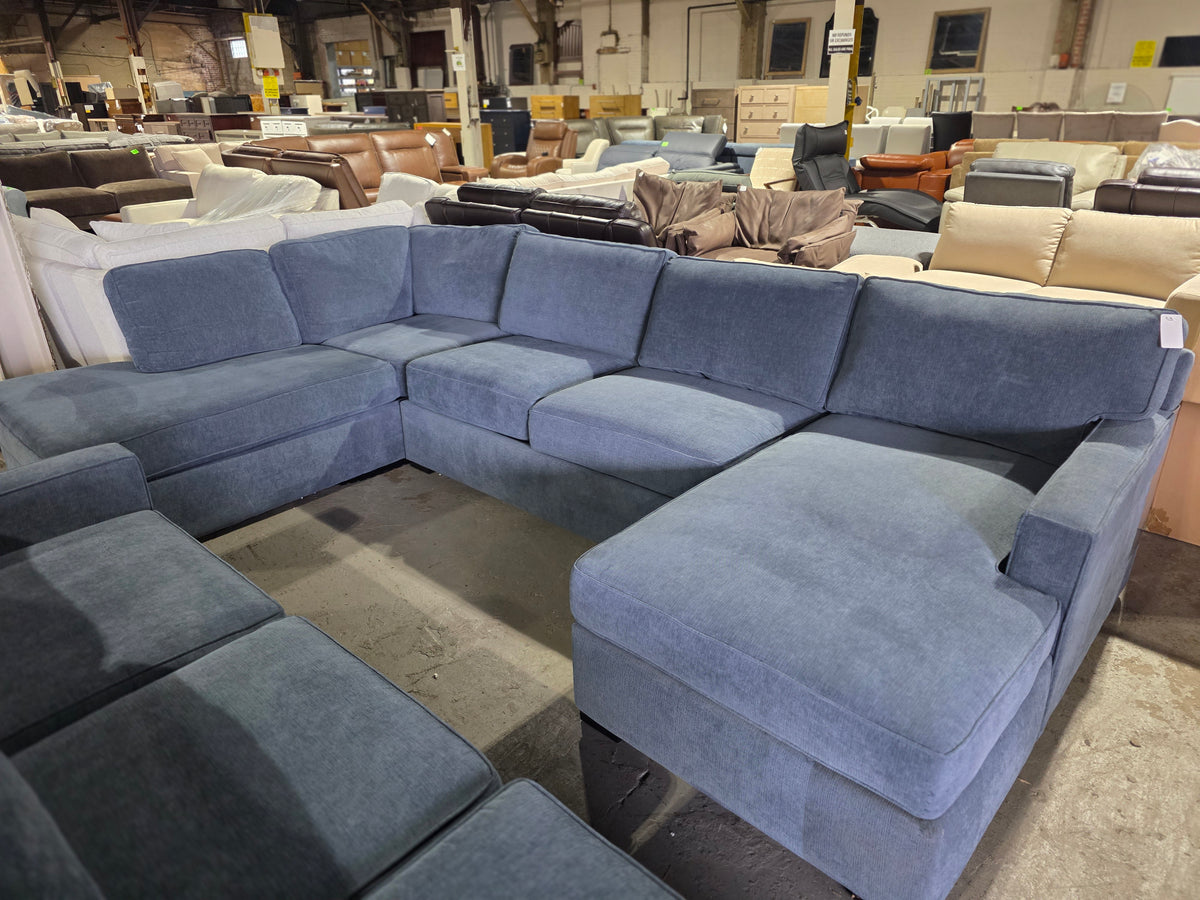 Radley 3-Pc. Sleeper Sofa (Heavenly Naval Blue)