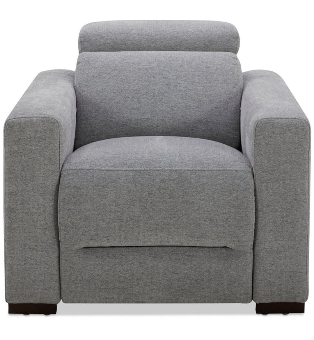Nevio 39" Fabric Power Recliner (Mineral)