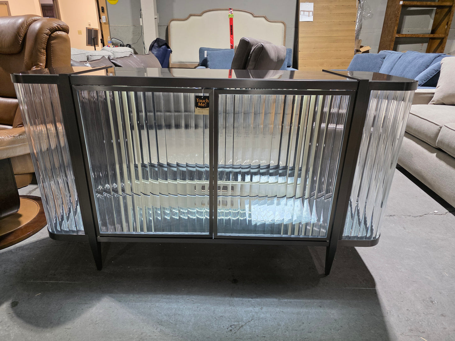 Caracole Classic Stop And Stare Sideboard Chrome