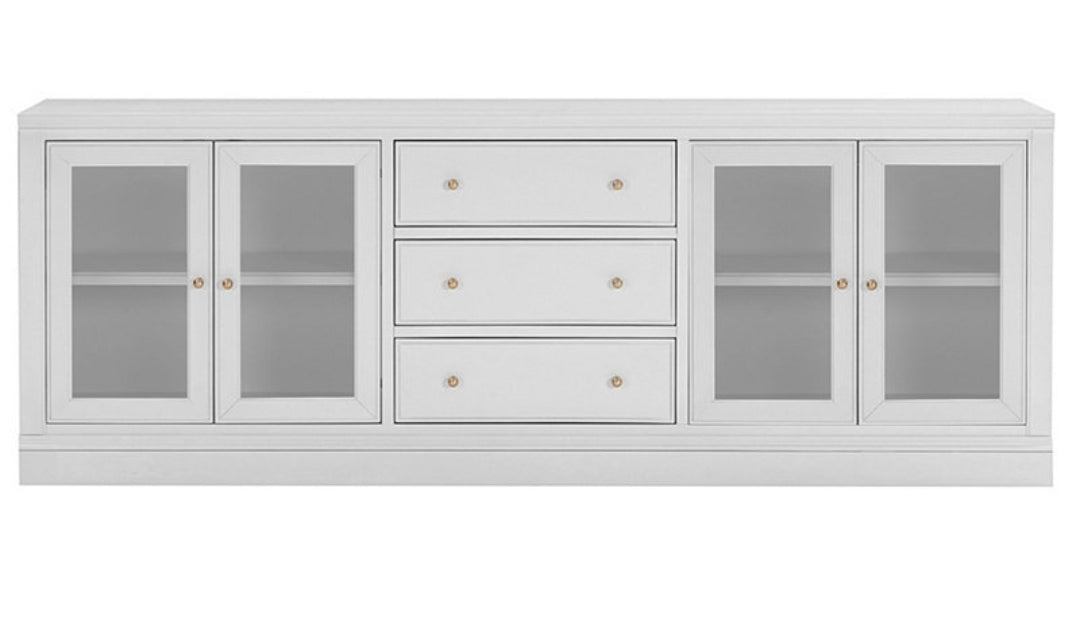 Amren 85" Wooden 4 Doors Console Table