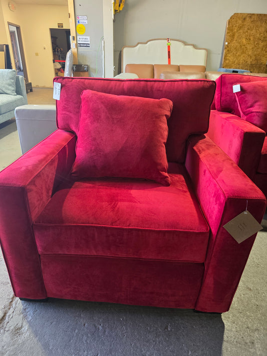 Radley 38" Fabric Armchair (Red)