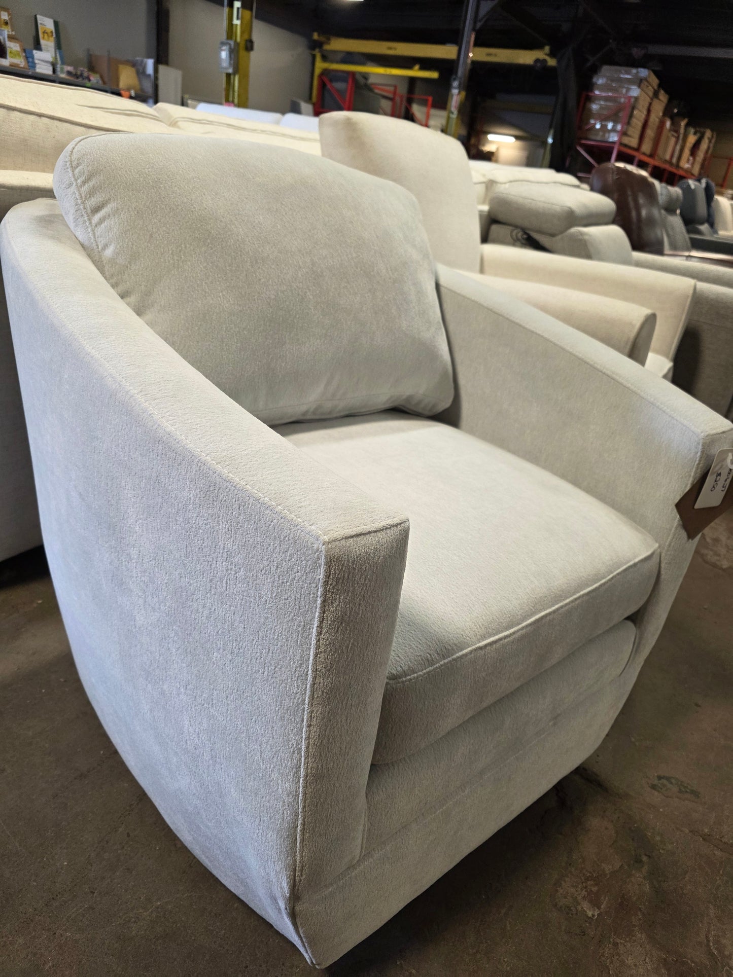 Track Arm Swivel Chair