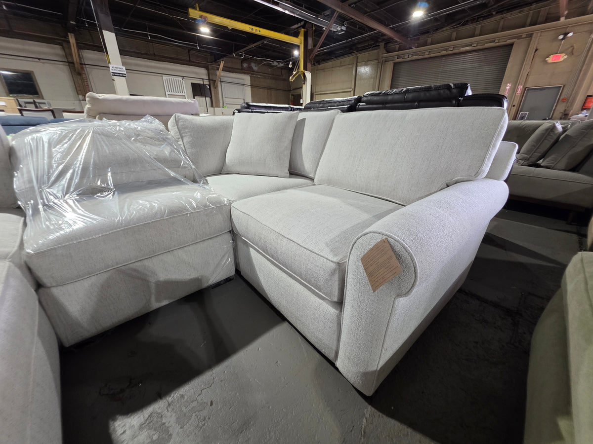 Radley Rollarm Fabric 4-Pc. Sectional (Natural)
