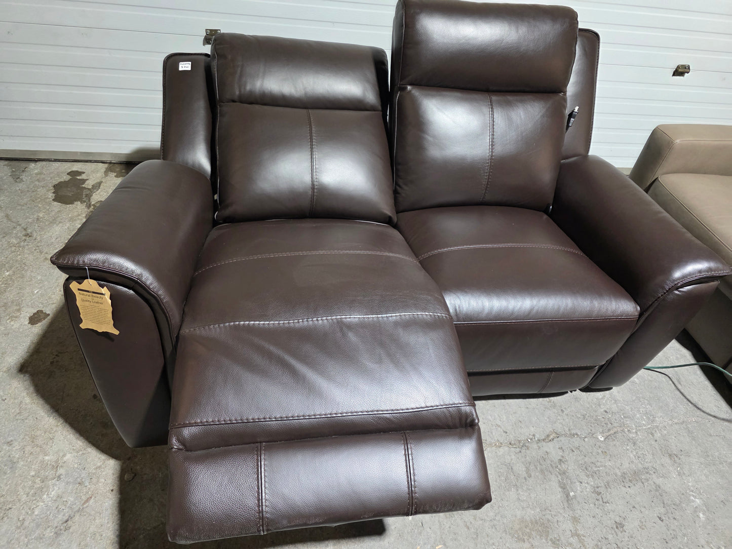 Addyson 64" 2-Pc. Leather Sofa with 2 Zero Gravity
Recliners with Power Headrests/ Chocolate