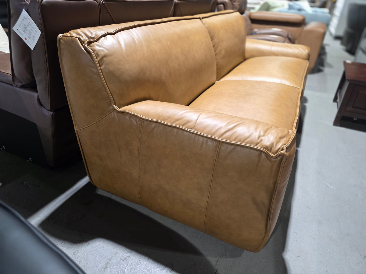 Glympton 92" Leather Sofa