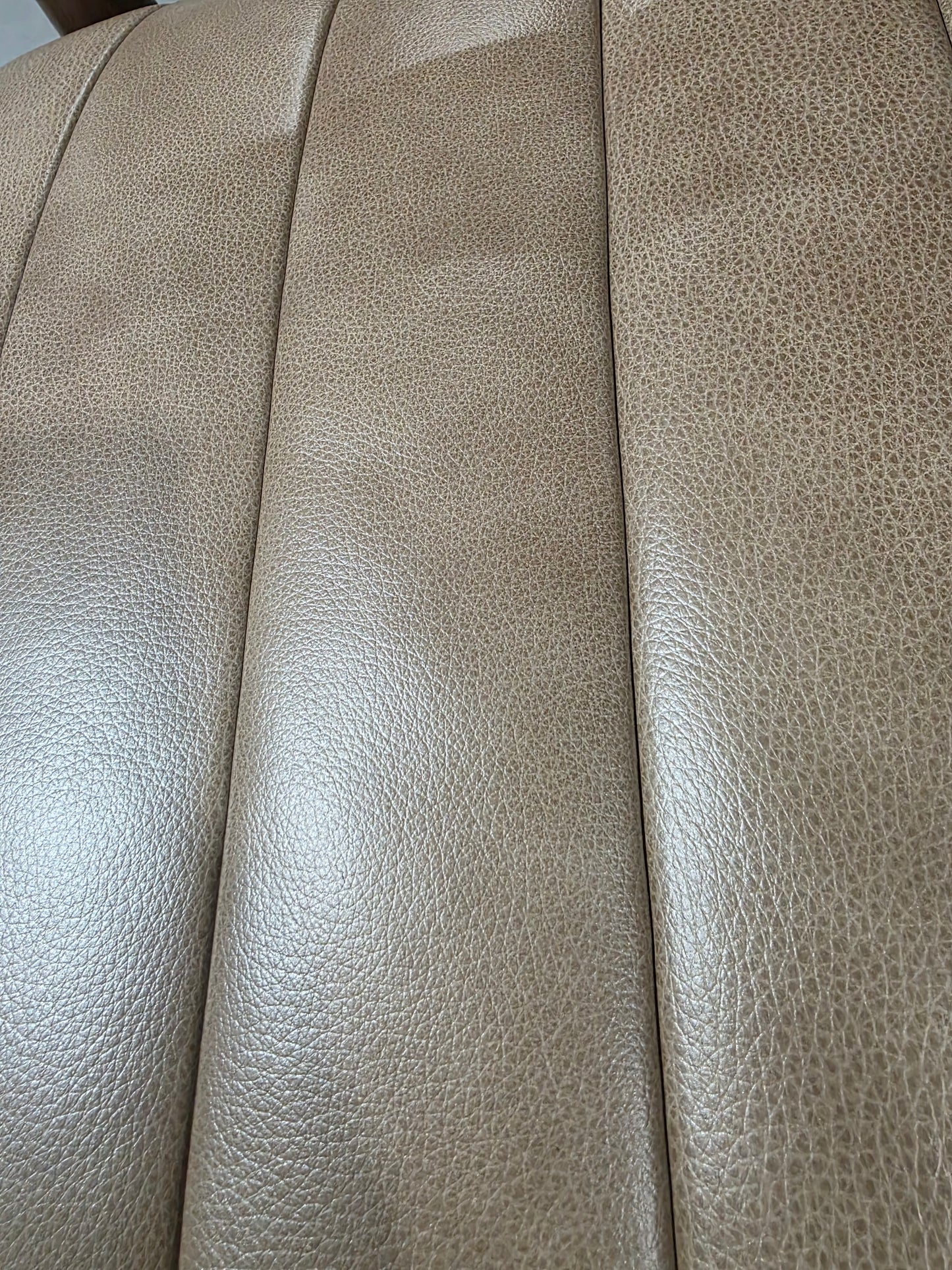Elif Leather Accent Chair (Sand)