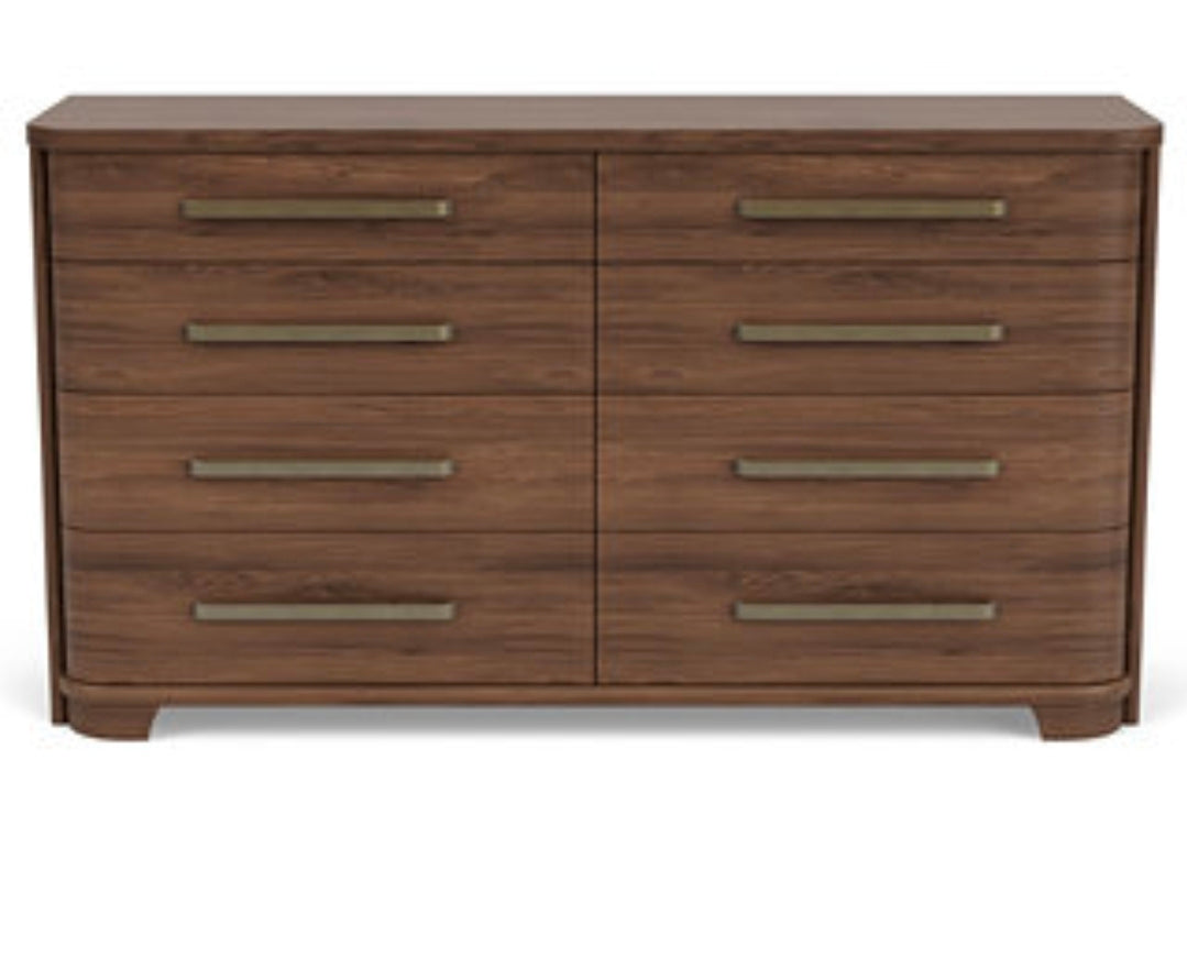 Amelie 37" Wood 8-Drawer Dresser