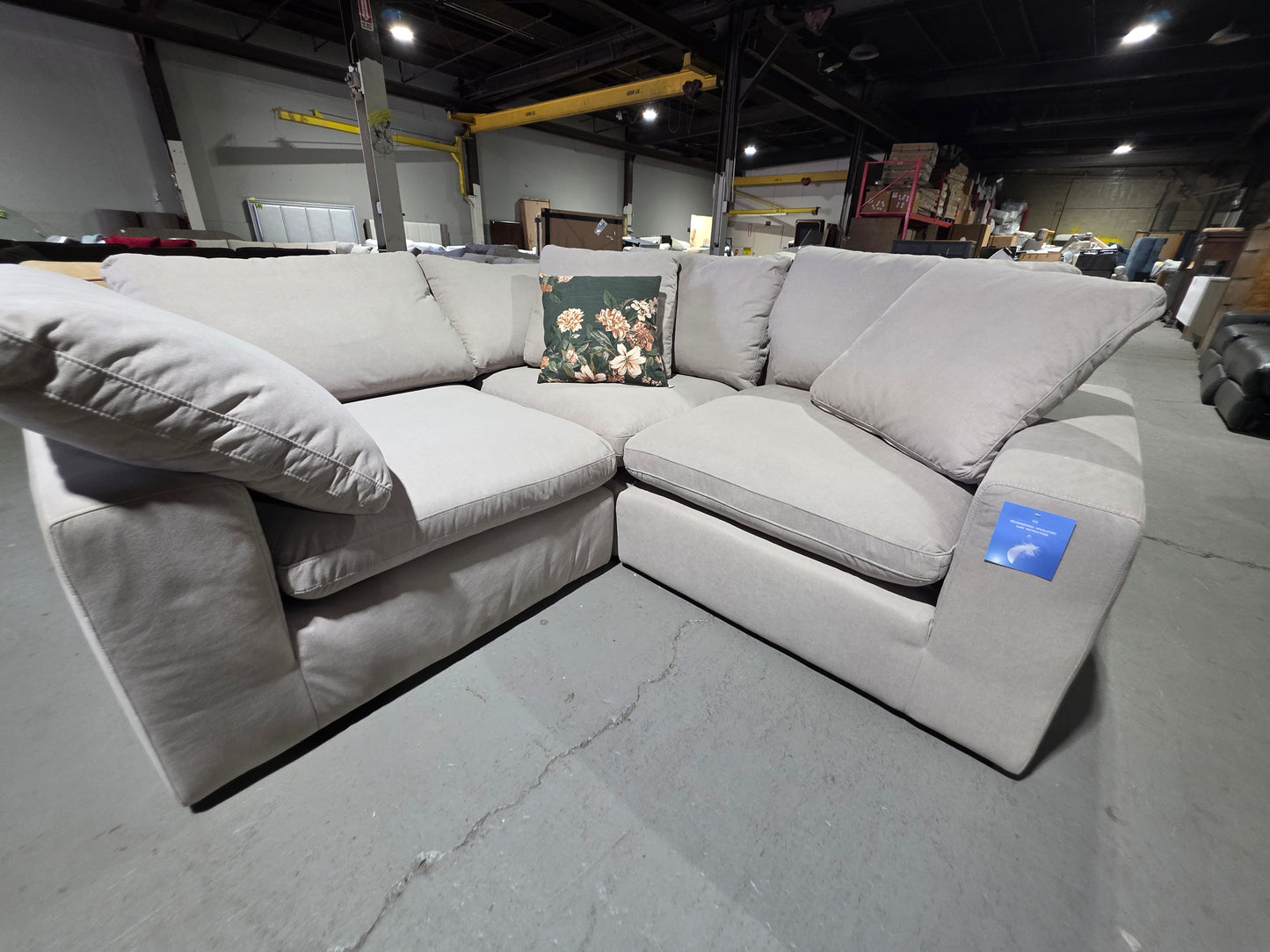 3-Pc. Modular Fabric Sectional