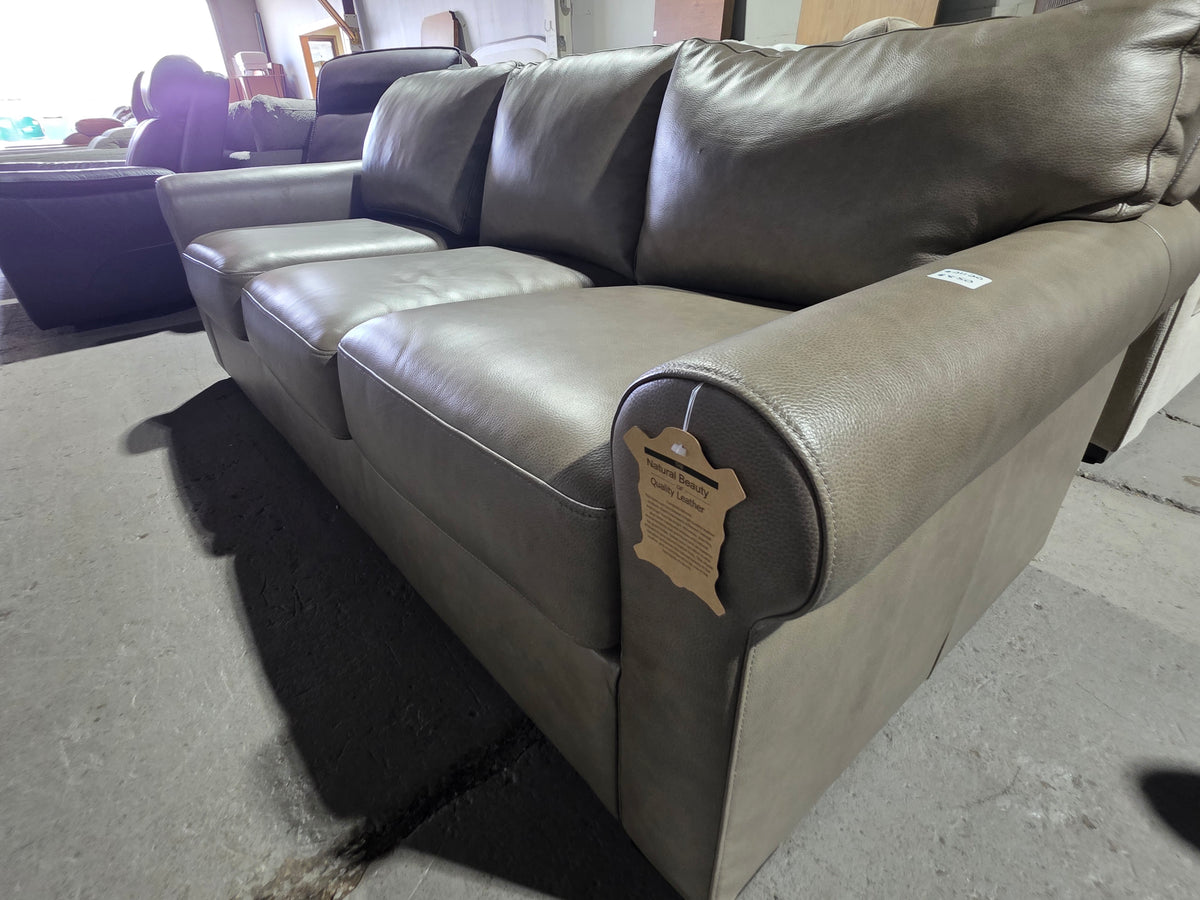 Radley Rollarm Leather Sofa (Medium Brown)