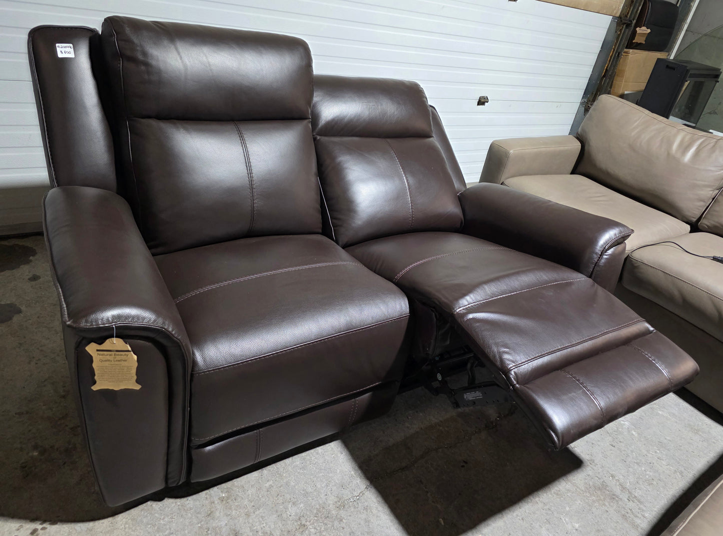 Addyson 64" 2-Pc. Leather Sofa with 2 Zero Gravity
Recliners with Power Headrests/ Chocolate