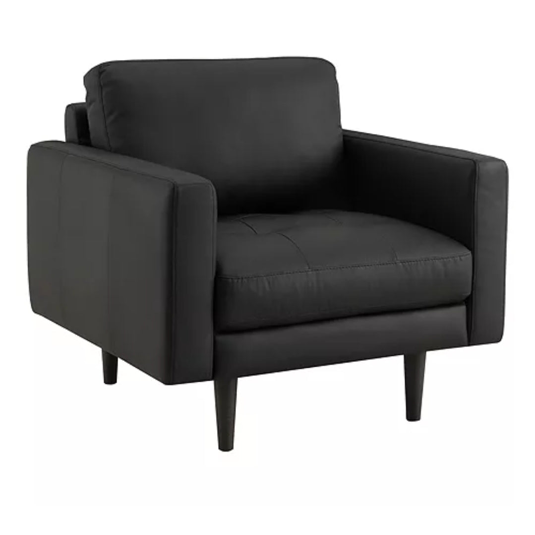 Chateau d'Ax Rotolo Leather Chair (Black)
