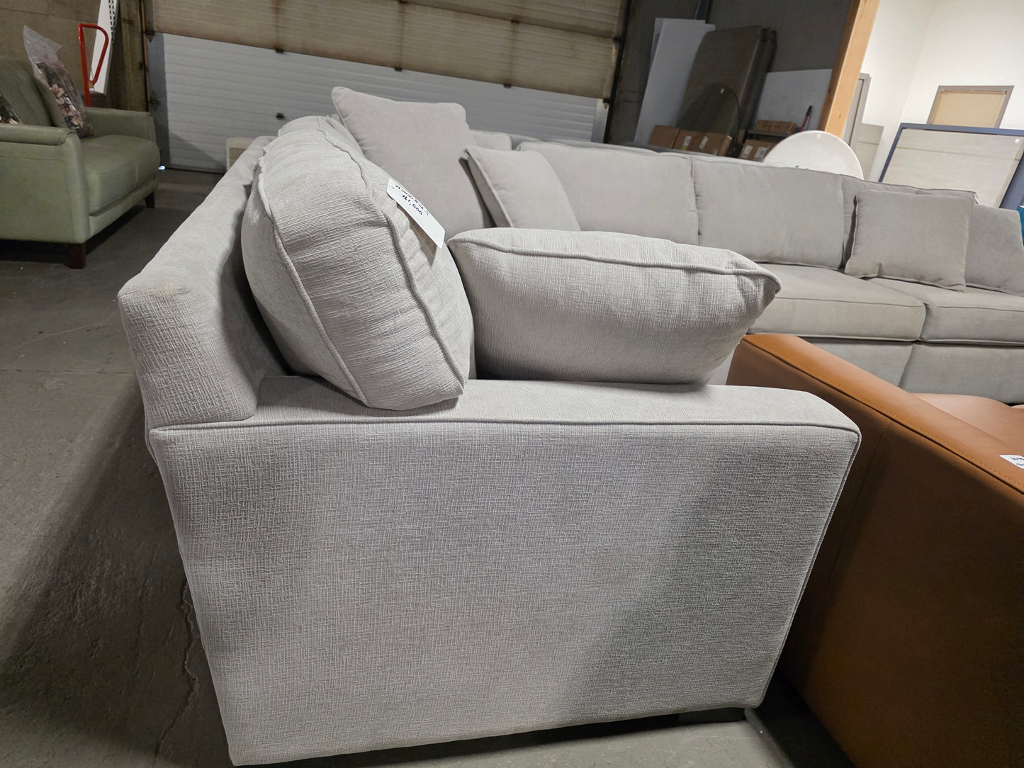 Radley 3-pc. Sectional Sofa ( Heavenly Cinder Grey)