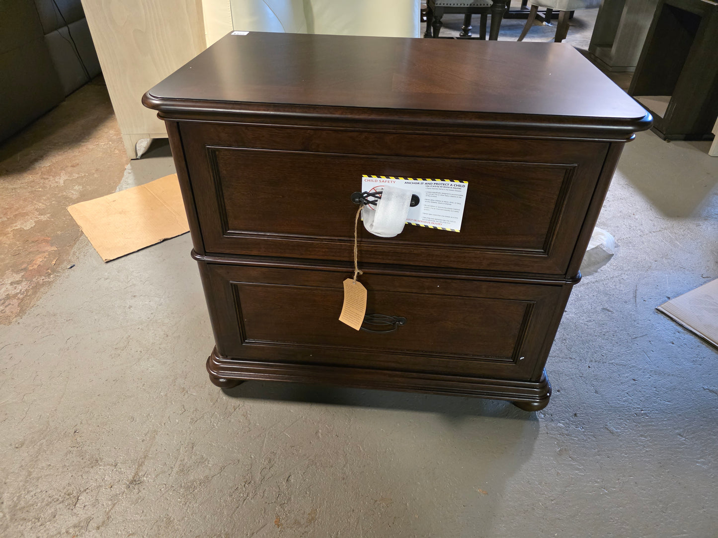 Clinton Hill Cherry Home Office Lateral File Cabinet