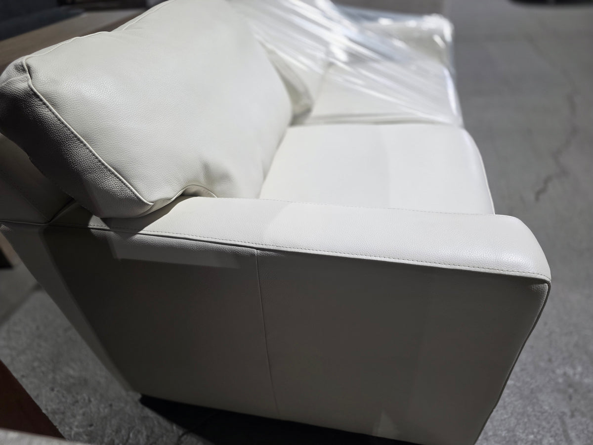 Radley Leather 2-Pc. Loveseat (White)