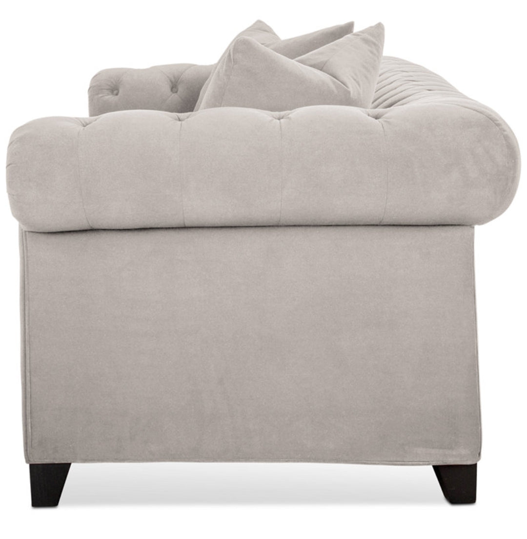 Kallison 92" Fabric Sofa (Grey)