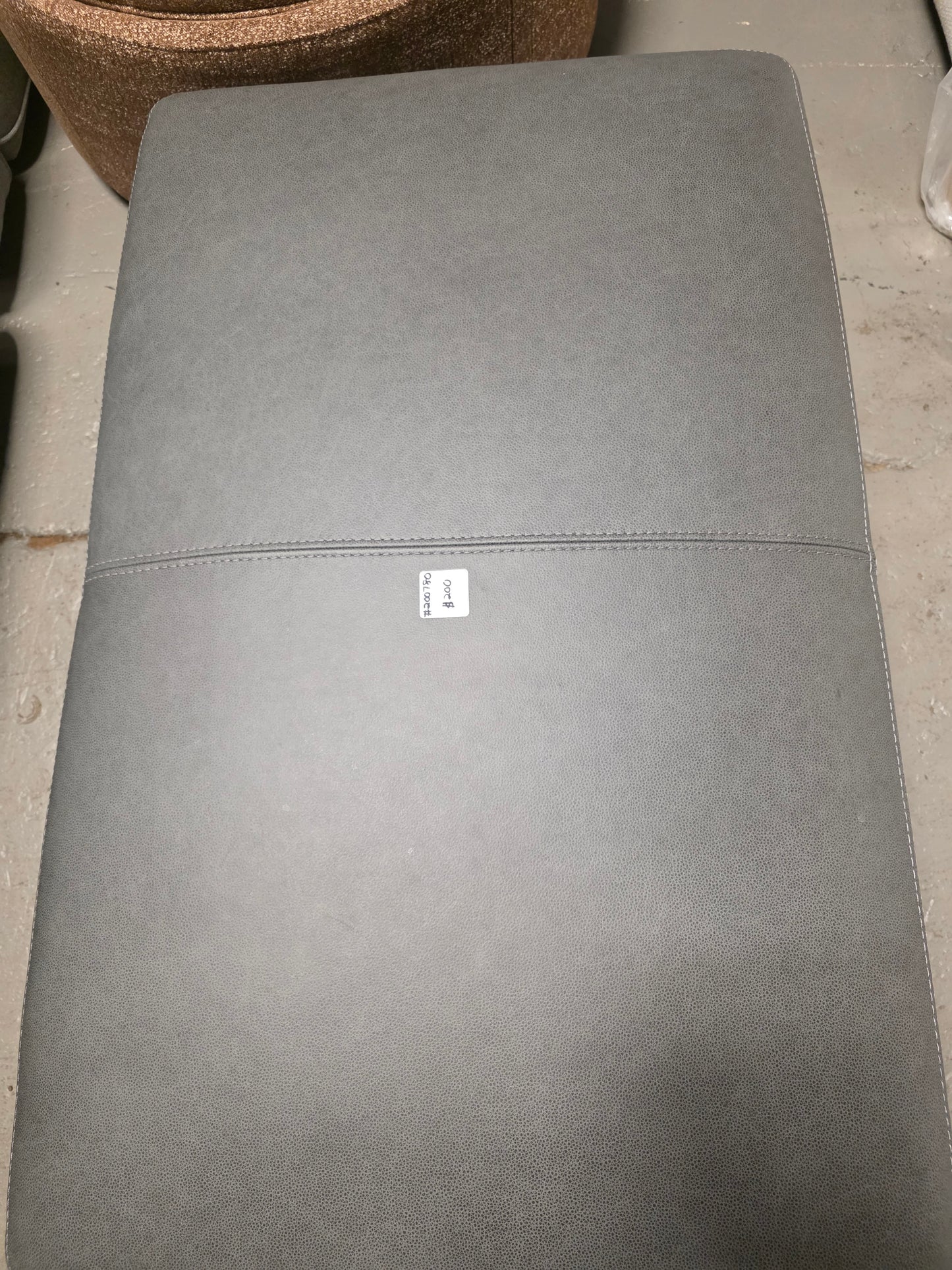 Tonie 43" Leather Storage Ottoman