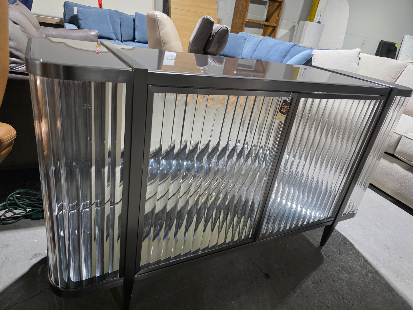 Caracole Classic Stop And Stare Sideboard Chrome