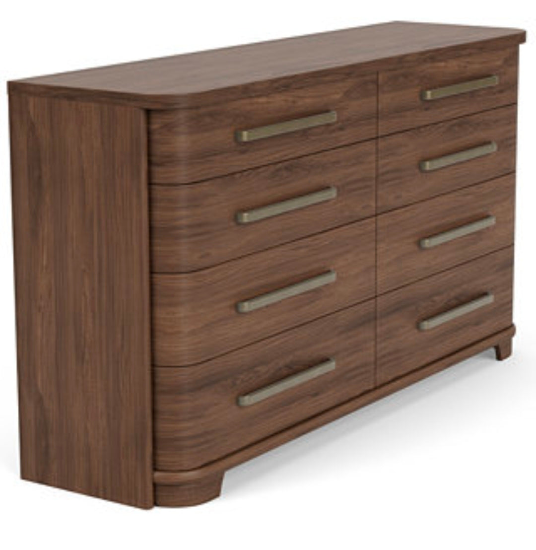 Amelie 37" Wood 8-Drawer Dresser