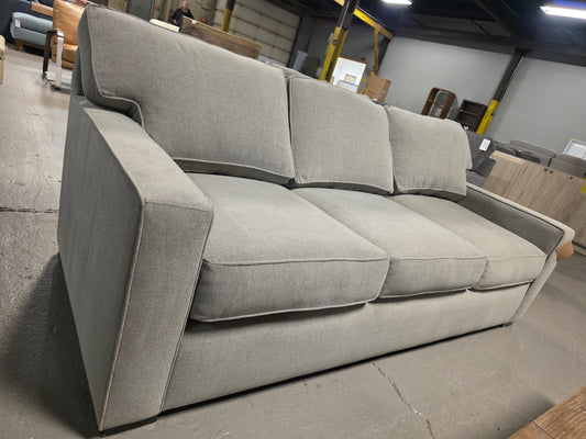 Radley 86" Fabric Sofa (Grey/Brown)