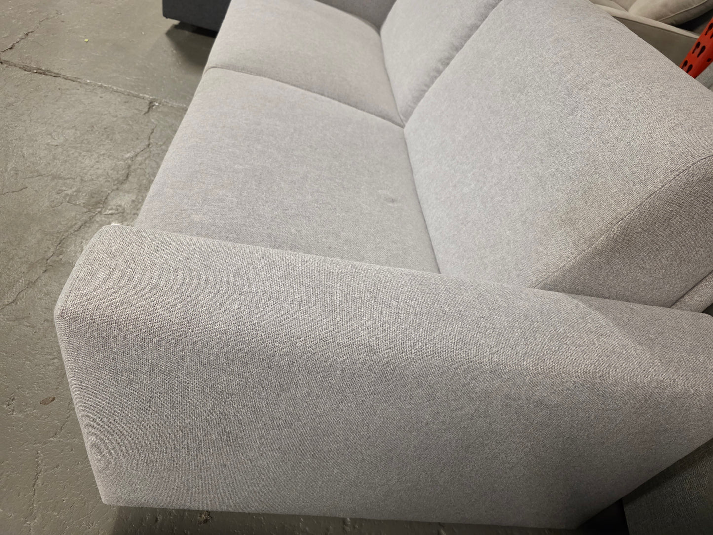 Giotto Full Fabric Sleeper Sofa (Silver)