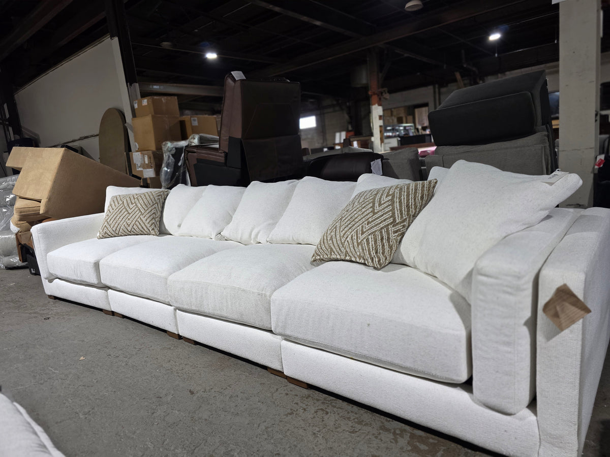 Barlien 4-Pc. Modular Fabric Sofa (Ivory)