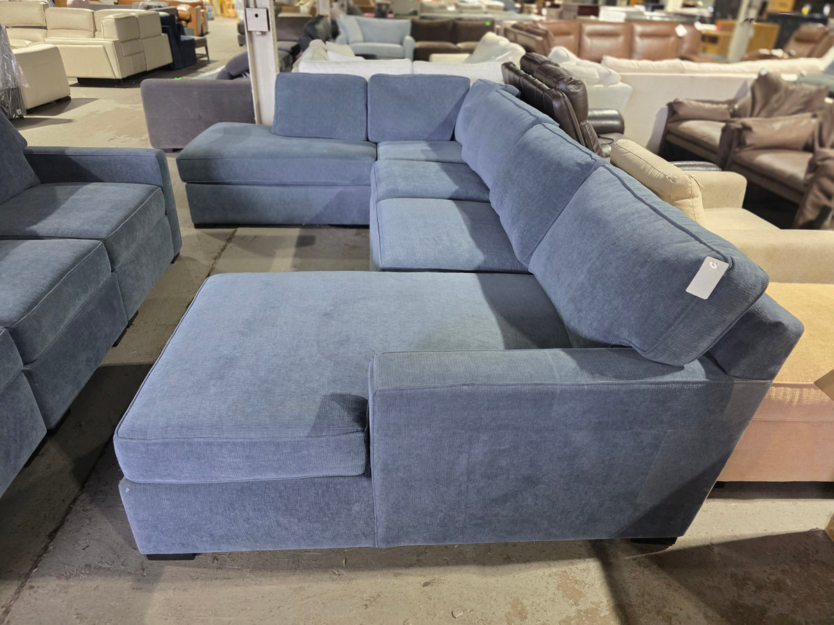 Radley 3-Pc. Sleeper Sofa (Heavenly Naval Blue)