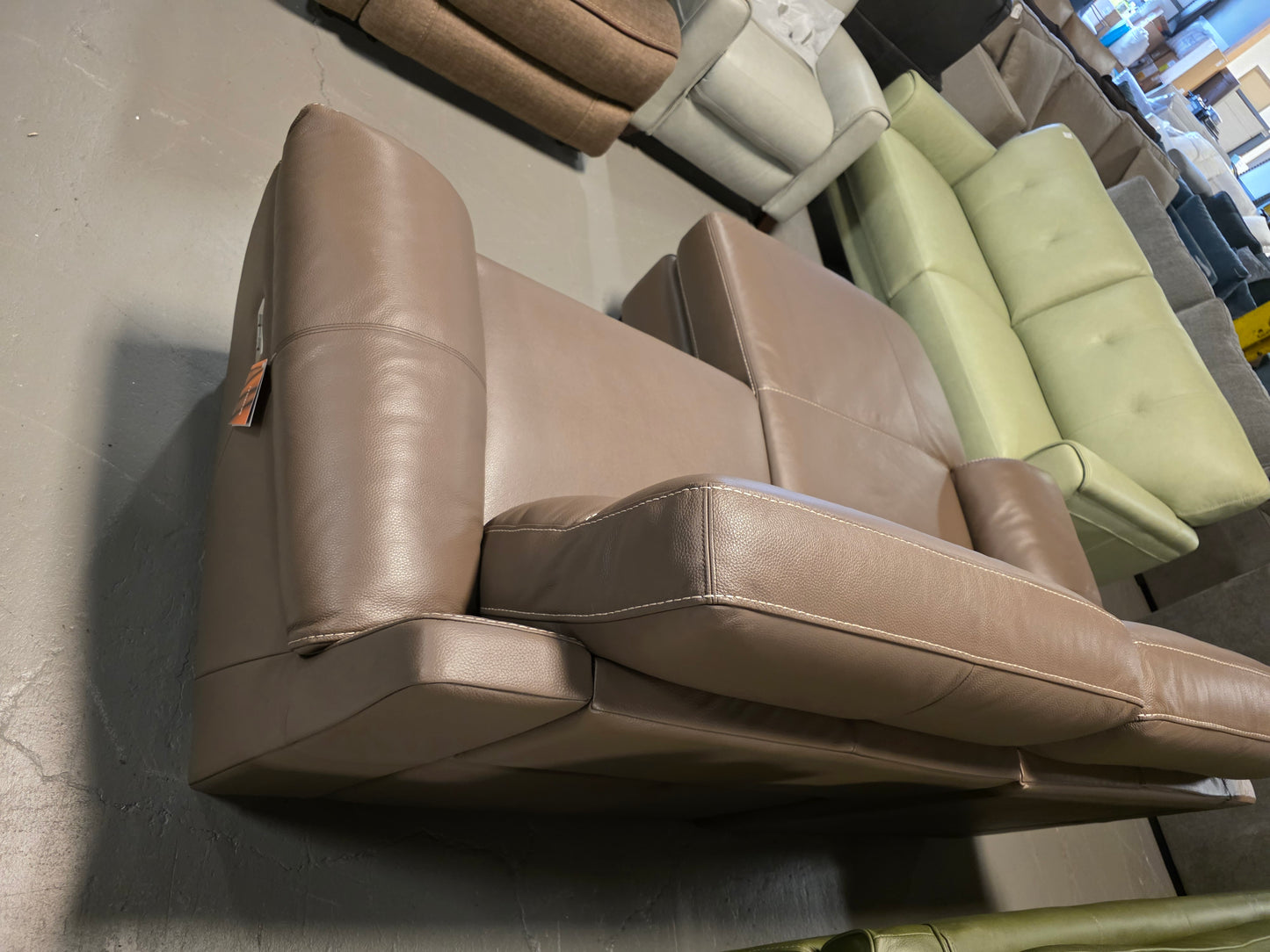 Julius II 2-Pc. Leather Chaise Sectional Sofa With Power Recliner, Power Headrest & USB Power Outlet