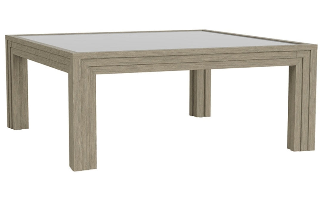 Cascade 42" Glass Square Cocktail Table