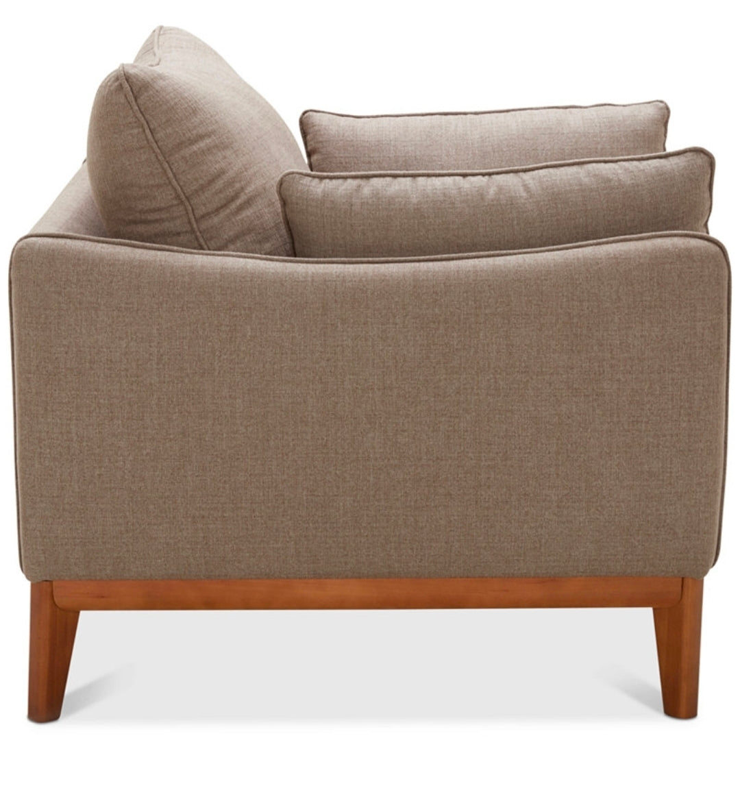 Jollene 39" Fabric Armchair (Slate Grey)