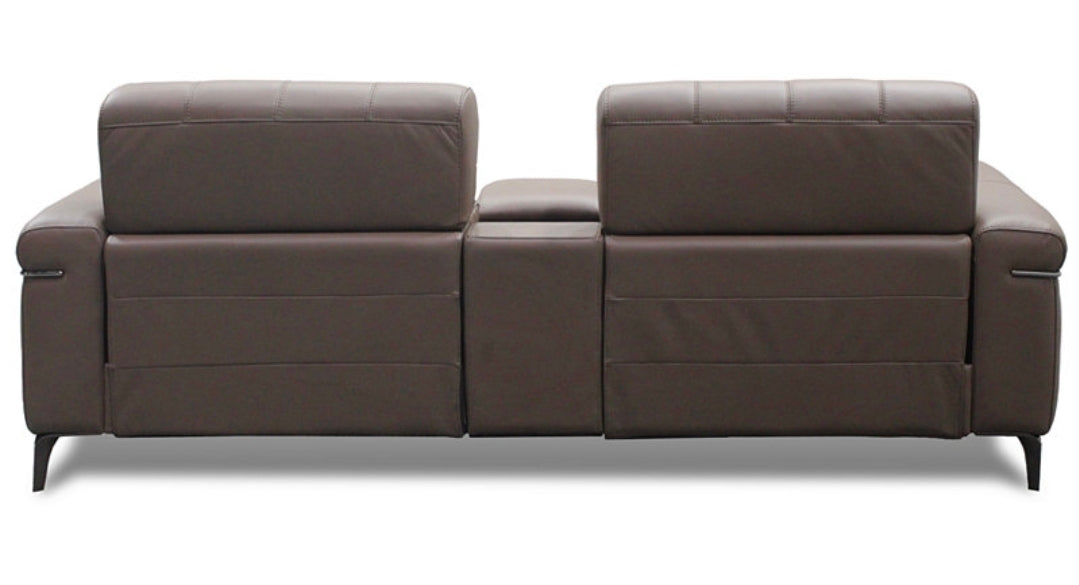 Wyndill 3-Pc. Leather Sofa with 2 Power Recliners (Cacao Brown)