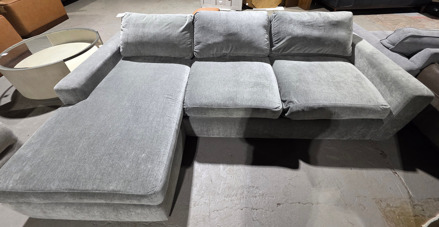 2-Pc Fabric Sofa with Chaise