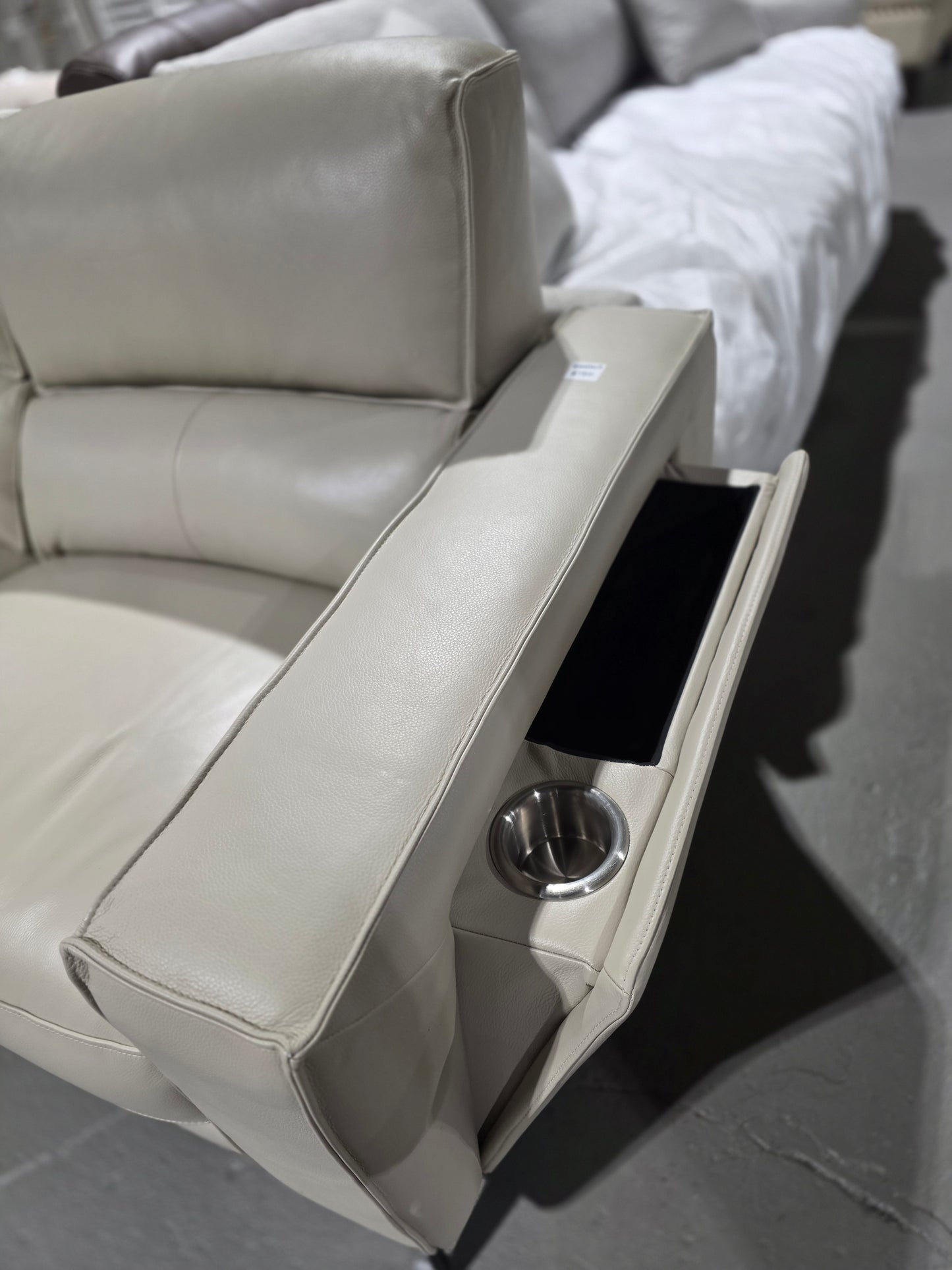 Neiwert 2-pc. Leather Sofa Sectional With 2 Power Recliners In Neutral