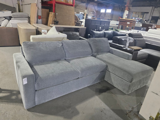 2-Pc Fabric Sofa with Chaise