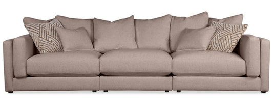 Barlien 3-Pc. Modular Fabric Sofa (Oatmeal)