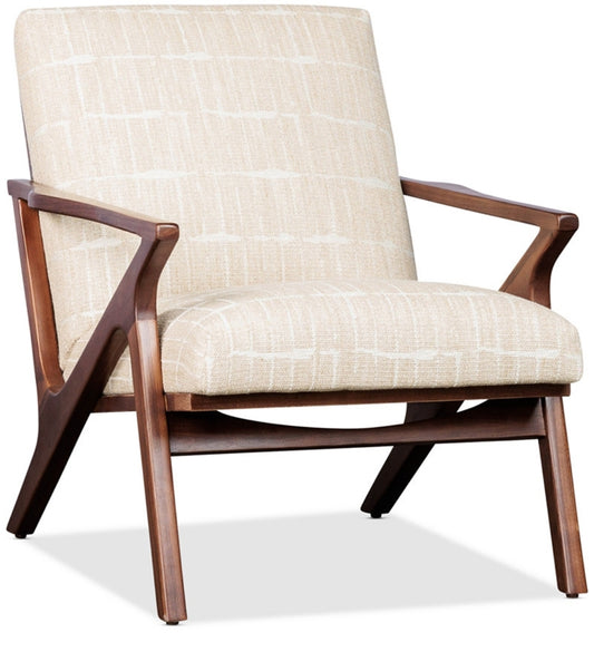 Swaxon Fabric Wood Chair