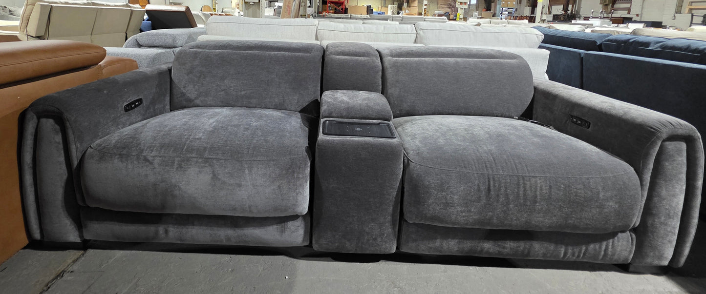 Brownell 2-Pc.Sofa Sectional with 2 Power Motion Chairs