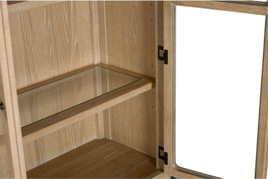 Marcel 68" Wood Curio Cabinet