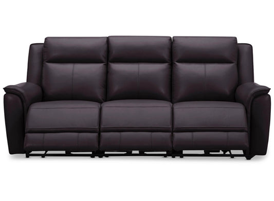 Addyson 64" 3-Pc. Leather Sofa with 3 Zero Gravity
Recliners with Power Headrests/ Chocolate