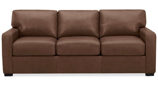 Radley 86" Leather Sofa (Chestnut)