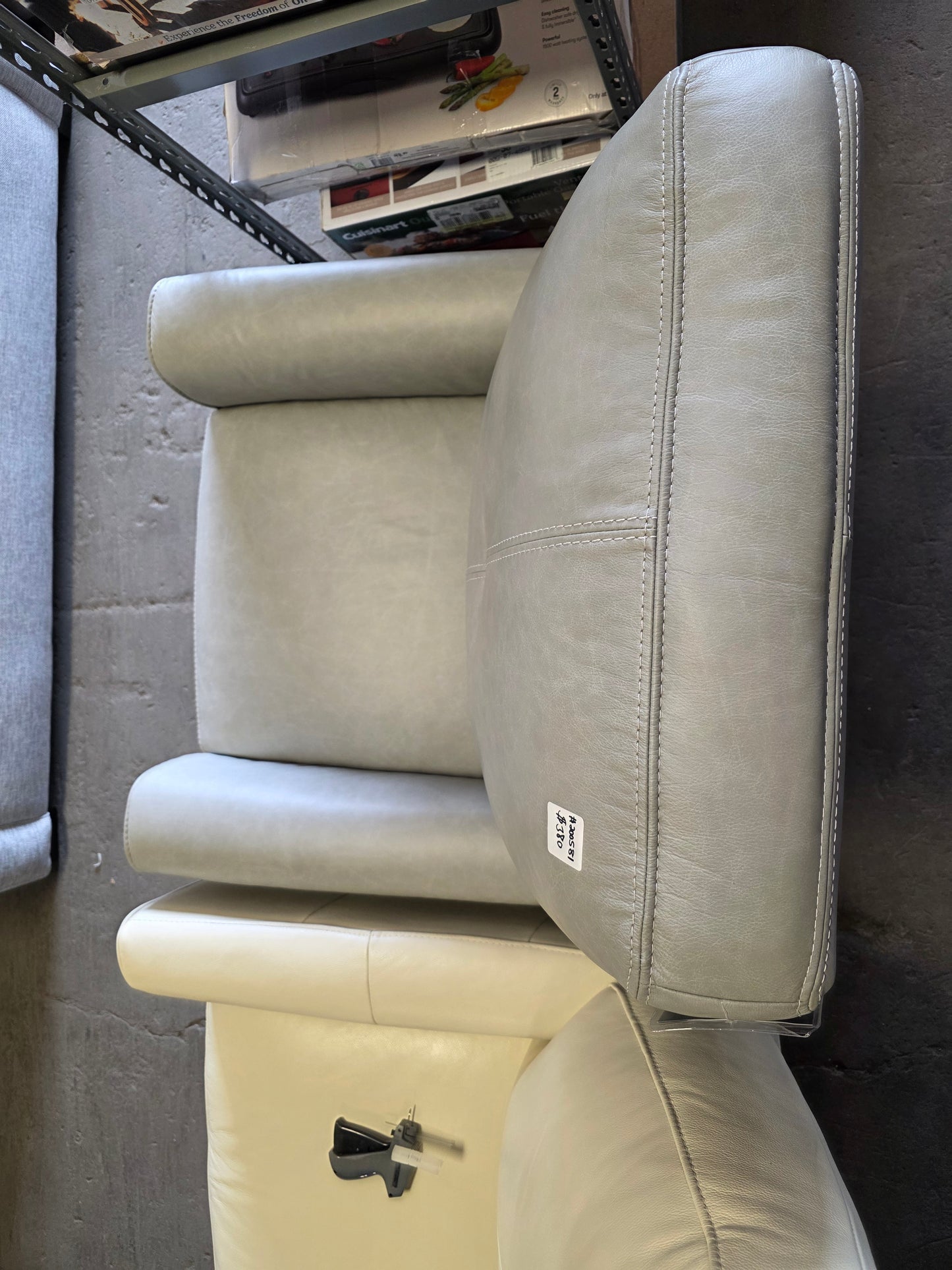 Ashlinn 34" Pushback Recliner (Grey)