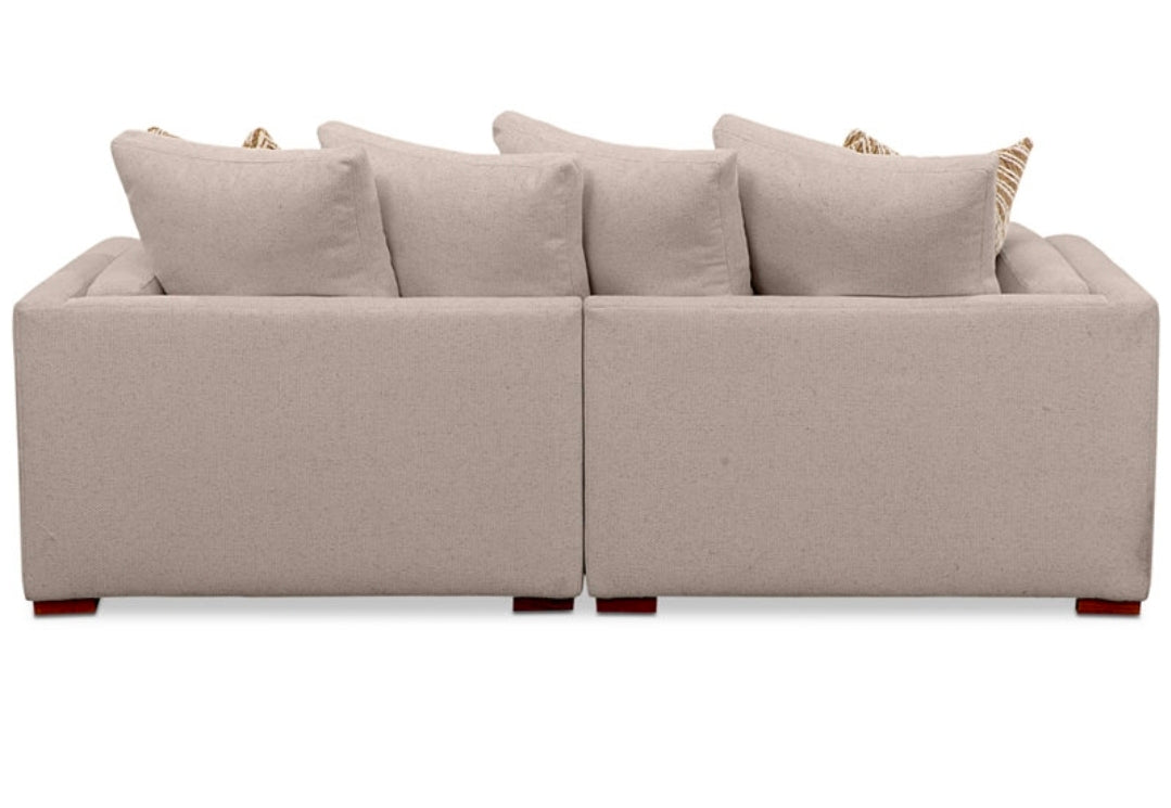 Barlien 2-pc. Modular Fabric Sofa  (Oatmeal)