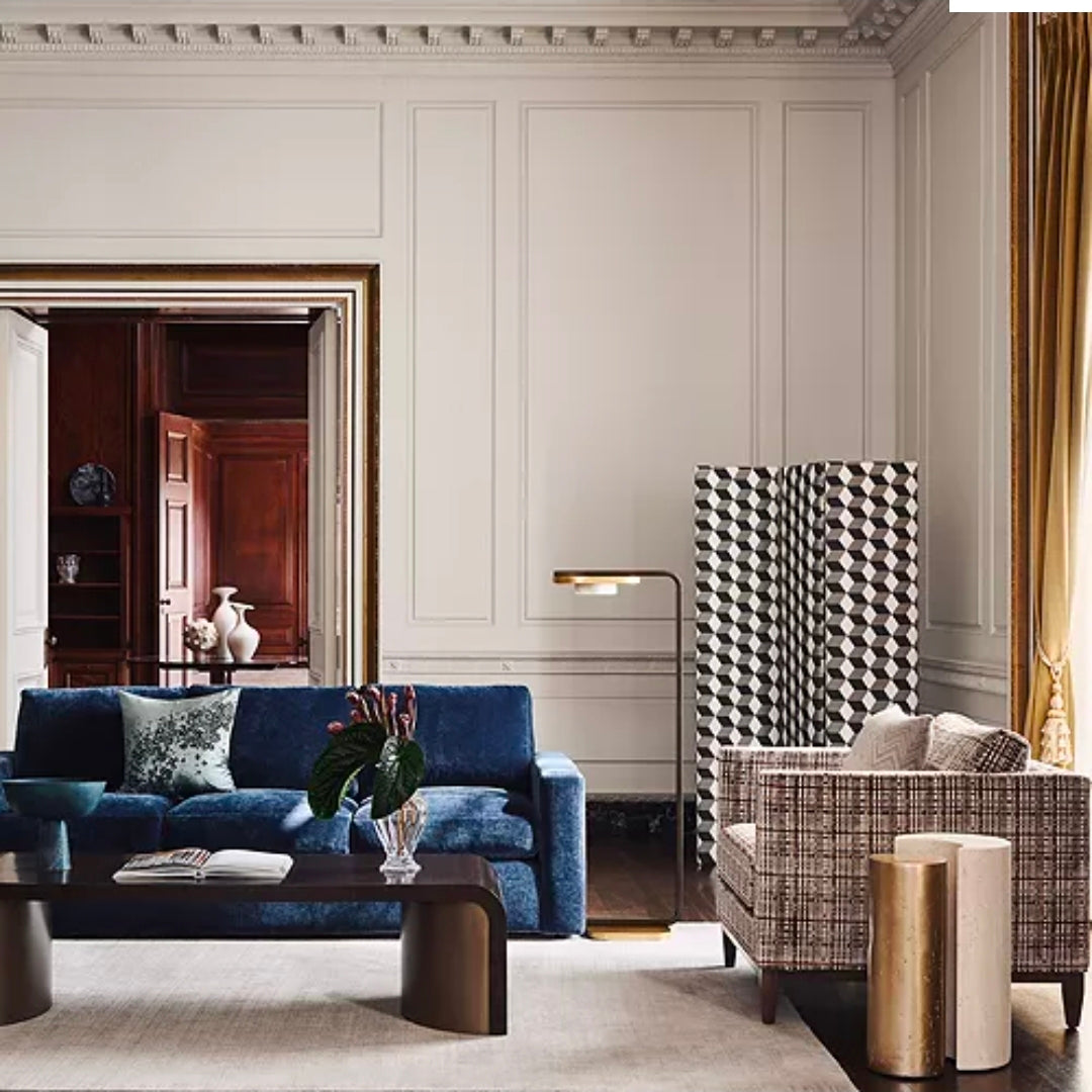 Rory 93" Estate Sofa (Amici Indigo)