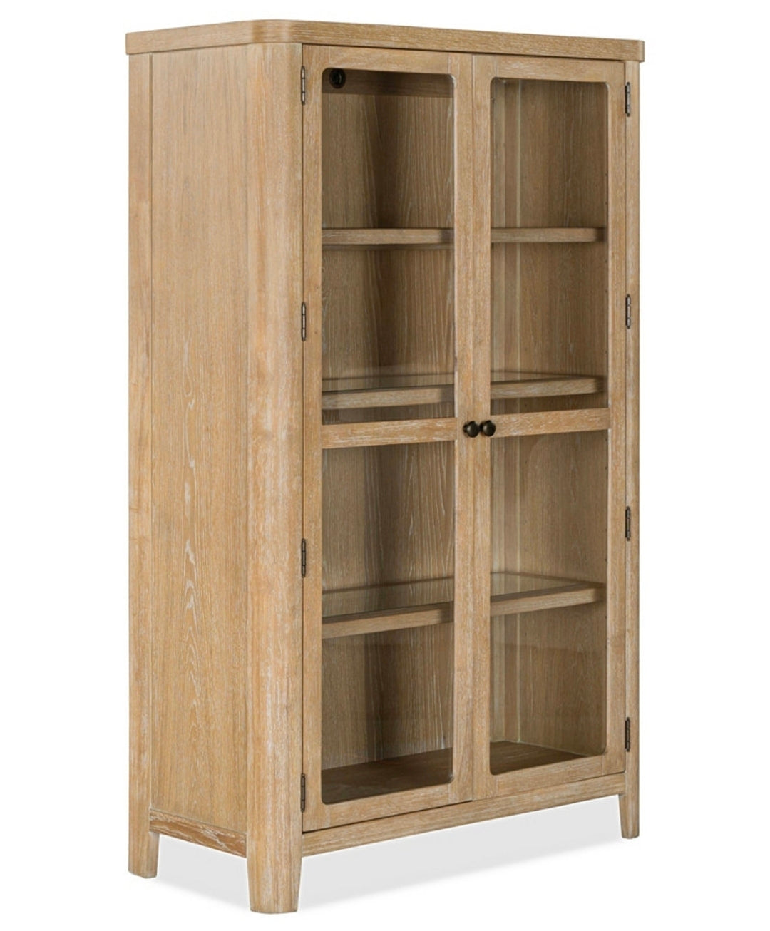 Marcel 68" Wood Curio Cabinet