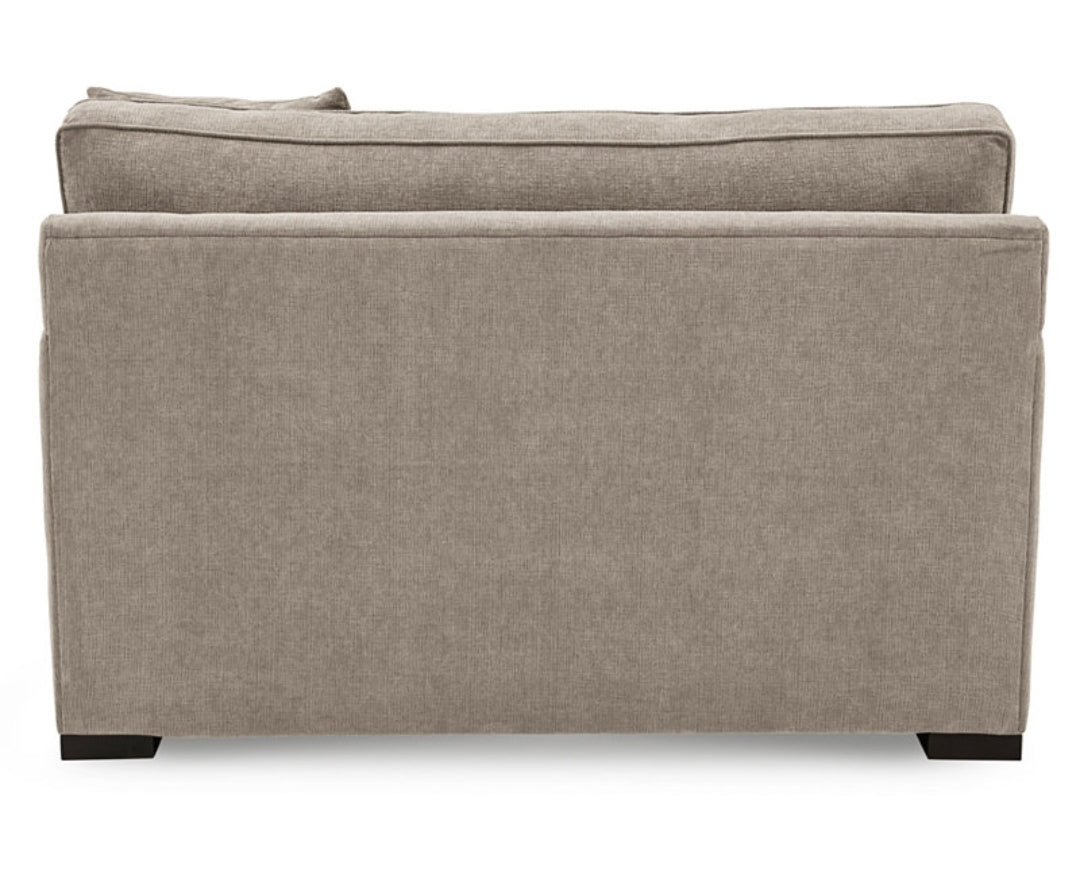 Radley 54" Fabric Chair Bed (Heavenly Chrome Beige)