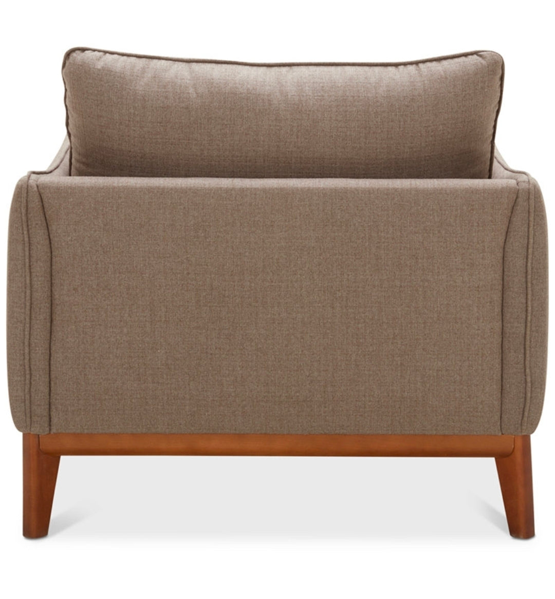 Jollene 39" Fabric Armchair (Slate Grey)