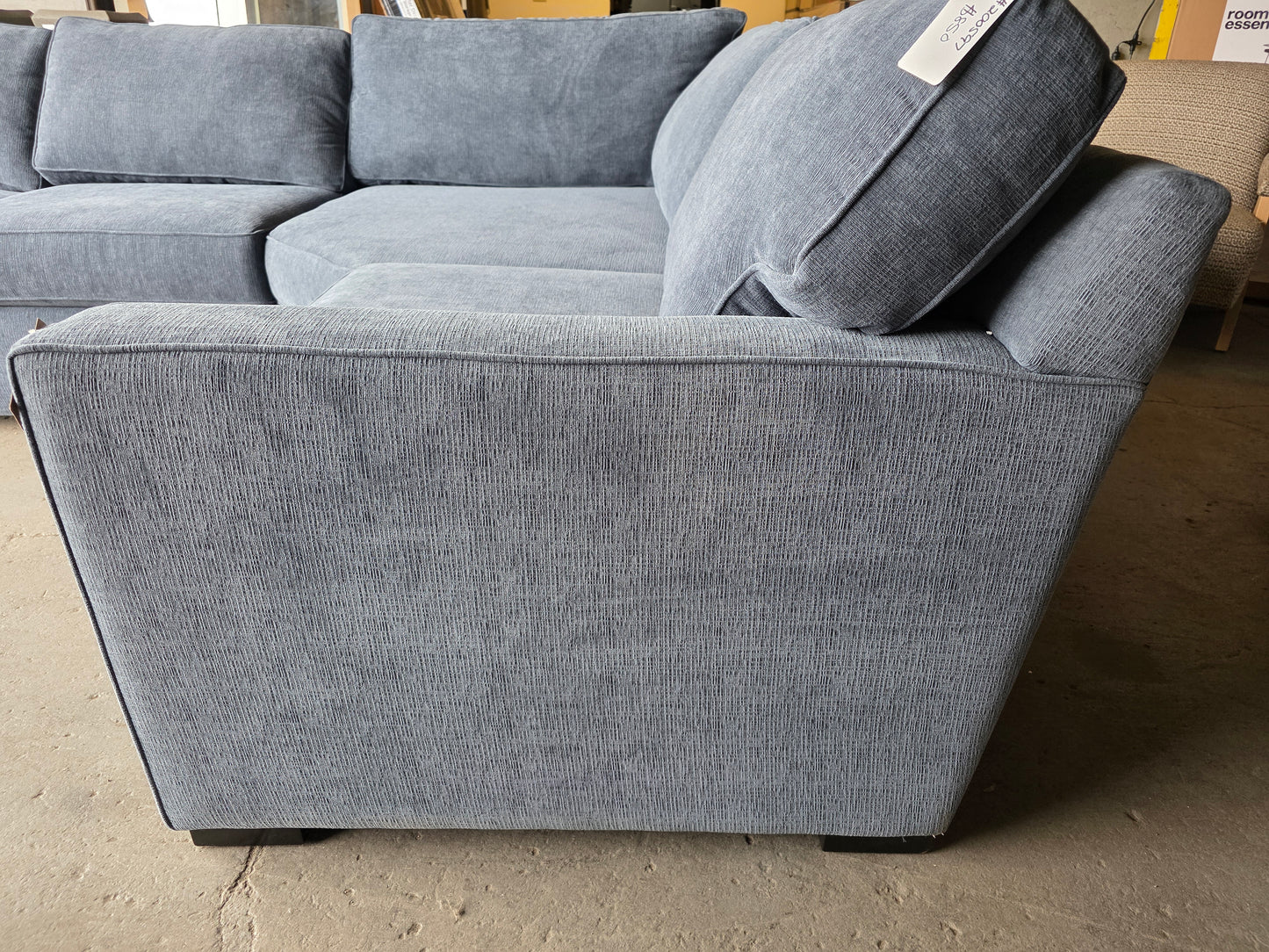 Radley 4-pc Sectional Sofa (Heavenly Naval Blue)