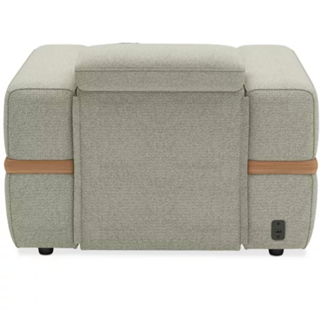 Nierling Fabric Power Motion Recliner with Power Headrest